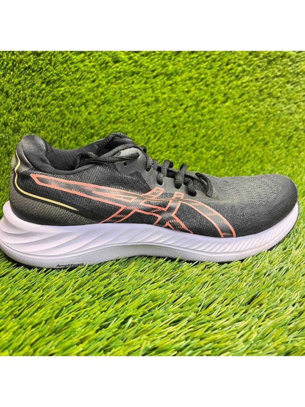 Asics Gel-Excite 9 Womens Size 8 Black Athletic Running Walking Shoes Sneakers